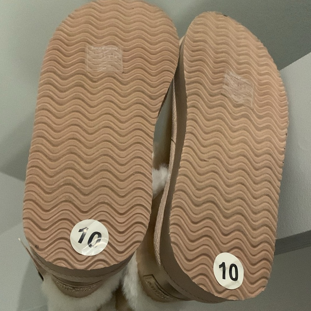 LMT: Juicy Couture Women Rose Gold Shimmer Boots - Picture 8 of 15